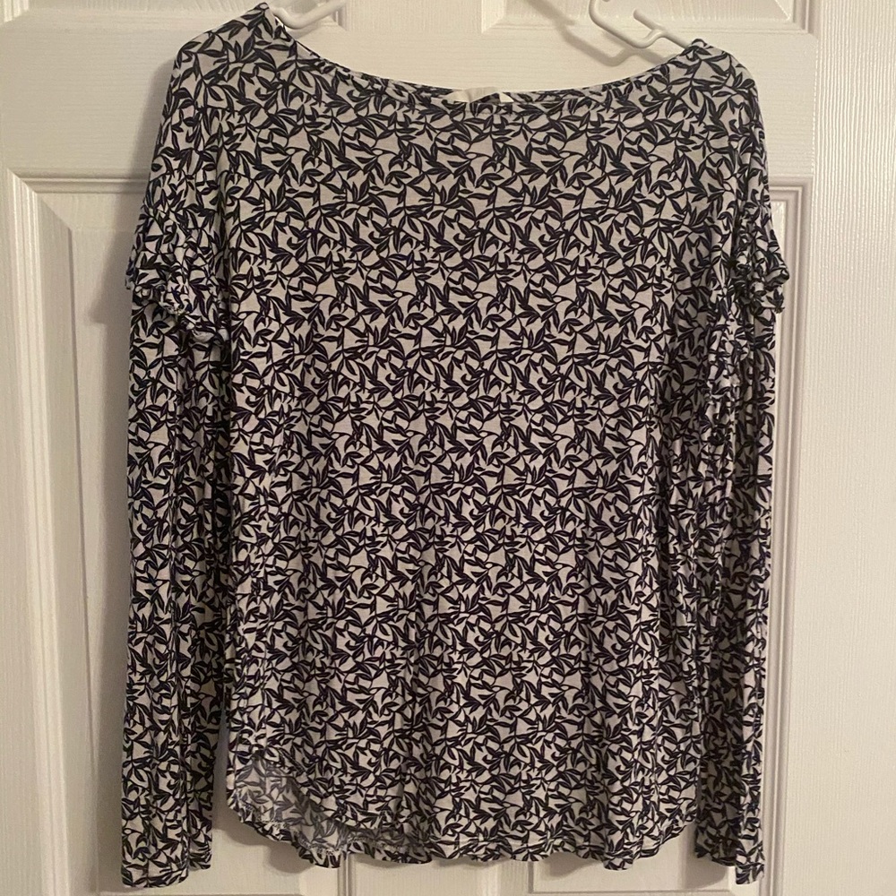 3 for $25 navy Ruffle long sleeve tshirt